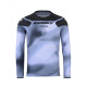 Футболка kenny racing cross/enduro модель force fog neon green колір чорний/сірий розмір xxl