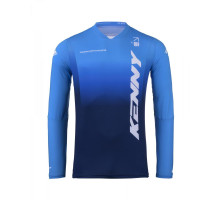 Джерсі kenny racing cross/enduro performance model gradient blue кольор blue/whit розмір m