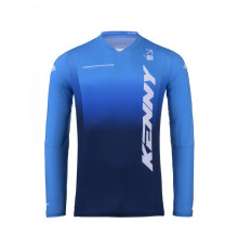 Джерсі kenny racing cross/enduro performance model gradient blue кольор blue/whit розмір m