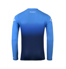 Футболка kenny racing cross/enduro performance модель gradient blue кольор blue/whit розмір s