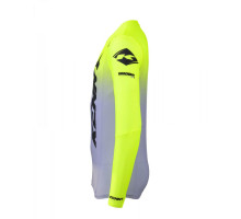 Футболка kenny racing cross/enduro модель performance gradient grey/neon жовтий color grey/жовтий fluo/black розмір l