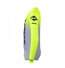 Футболка kenny racing cross/enduro модель performance gradient grey/neon жовтий color grey/жовтий fluo/black розмір xl