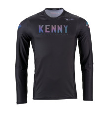 Футболка kenny racing cross/enduro performance prism колір чорний розмір l