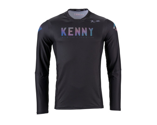 Футболка kenny racing cross/enduro performance prism колір чорний розмір xxl