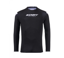 Футболка kenny racing модель cross/enduro титановий чорний колір чорний/білий розмір xl