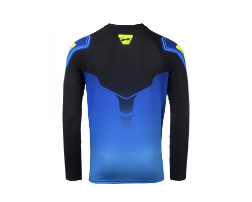 Футболка kenny racing cross/enduro модель titanium blue колір blue/black розмір xxl