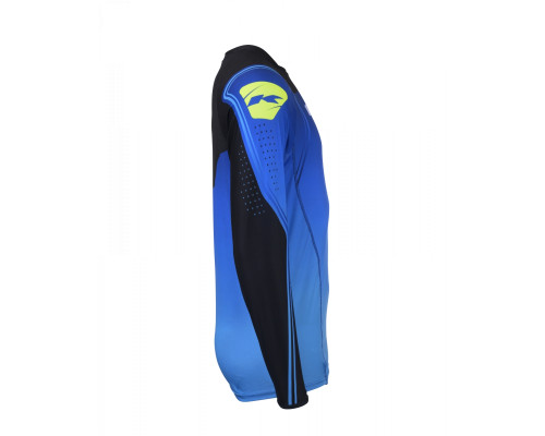Футболка kenny racing cross/enduro модель titanium blue колір blue/black розмір xxl