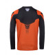 Футболка kenny racing cross/enduro модель titanium orange колір orange/black розмір m