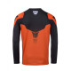 Футболка kenny racing cross/enduro модель titanium orange колір orange/black розмір m