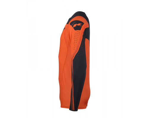 Футболка kenny racing cross/enduro модель titanium orange колір orange/black розмір xxl