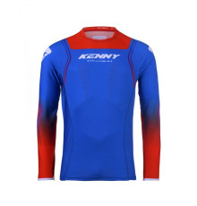 Футболка kenny racing cross/enduro модель titanium patriot колір синій/червоний розмір xxl