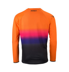 Футболка kenny racing cross/enduro модель titanium premium orange колір orange/black/blue розмір l