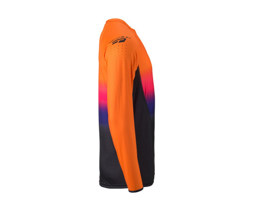 Футболка kenny racing cross/enduro модель titanium premium orange колір orange/black/blue розмір l