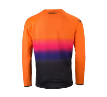 Футболка kenny racing cross/enduro модель titanium premium orange колір orange/black/blue розмір l