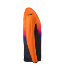Футболка kenny racing cross/enduro модель titanium premium orange колір orange/black/blue розмір xl
