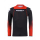Футболка kenny racing cross/enduro модель titanium red колір чорний/червоний розмір l