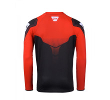 Футболка kenny racing cross/enduro модель titanium red колір чорний/червоний розмір xl