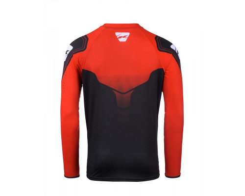 Футболка kenny racing cross/enduro модель titanium red колір чорний/червоний розмір xl