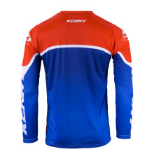 Футболка kenny racing cross/enduro track patriot 24 кольор червоний/синій/білий розмір xxl