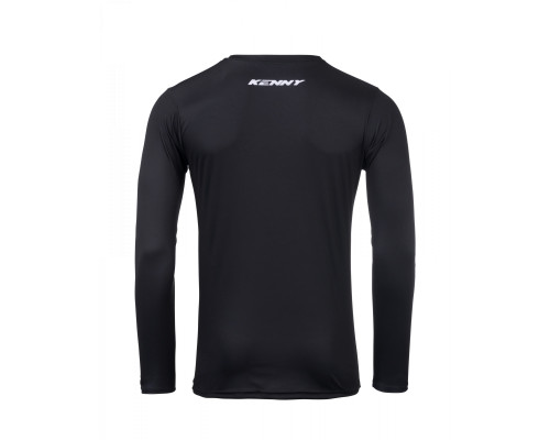 Футболка kenny racing cross/enduro track raw black кольор чорно-білий розмір xl