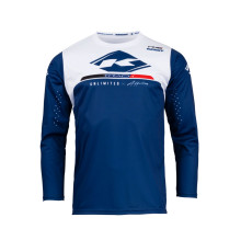 Джерсі джерсі kenny racing cross/enduro raw navy кольор синий/білий розмір m