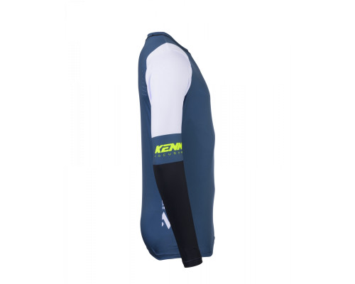 Kenny racing джерсі cross/enduro модель track zoom petrol колір синій/жовтий/білий/чорний розмір l