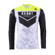 Kenny racing футболка для crossу/enduro performance stone white колір сірий/чорний/жовтий розмір s