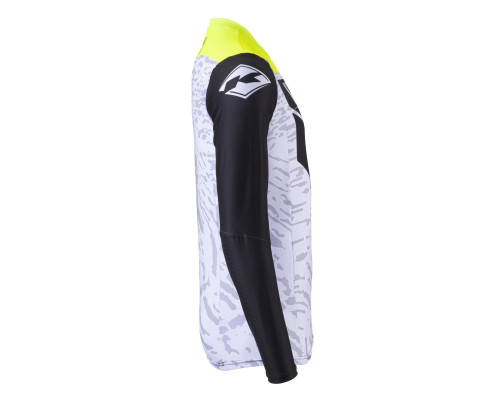 Kenny racing футболка crossс/enduro performance stone white колір сірий/чорний/жовтий розмір xxl