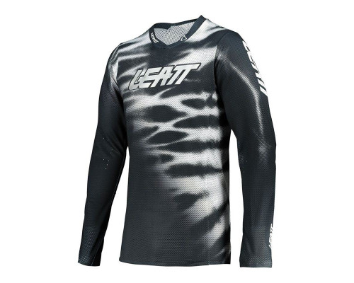 Leatt (2021) moto 3.5 junior джерсі африканський тигр колір чорний/білий розмір xl 160 см