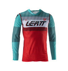 Leatt moto 5.5 ultraweld jersey fuel колір синій/червоний розмір s