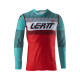 Leatt moto 5.5 ultraweld jersey fuel колір синій/червоний розмір s