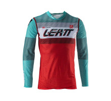Leatt moto 5.5 ultraweld jersey fuel колір синій/червоний розмір s