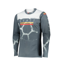 Leatt moto 5.5 ultraweld джерсі жираф колір сірий/білий розмір s