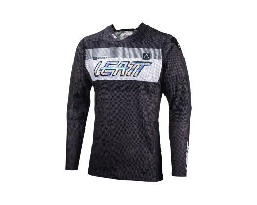 Leatt moto 5.5 ultraweld джерсі графітовий колір графітовий/білий розмір m