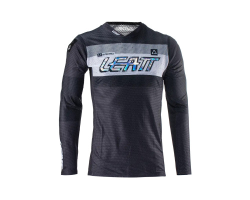 Leatt moto 5.5 ultraweld джерсі графітовий колір графітовий/білий розмір m