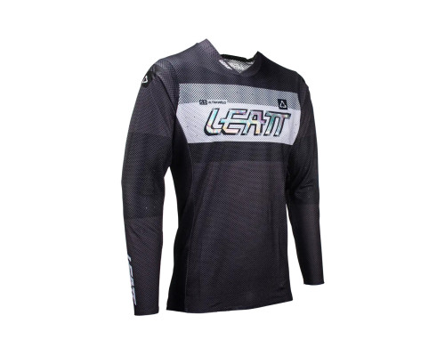 Leatt moto 5.5 ultraweld джерсі графітовий колір графітовий/білий розмір m