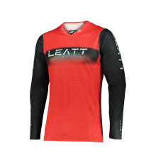 Leatt moto 5.5 ultraweld jersey red колір червоний/чорний розмір m