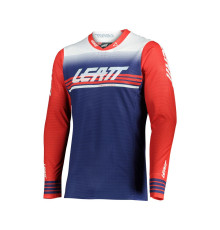 Leatt moto 5.5 ultraweld jersey royal color navy/red розмір m