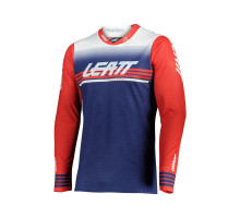 Leatt moto 5.5 ultraweld jersey royal color navy/red розмір m