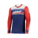 Leatt moto 5.5 ultraweld jersey royal color navy/red розмір s