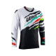 Leatt moto 5.5 ultraweld jersey tiger колір білий/чорний/зелений/червоний розмір s