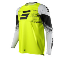 Футболка shot racing moto devo raw burst neon жовтий колір neon жовтий/whit/black розмір l