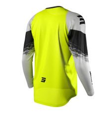 Футболка shot racing moto devo raw burst neon жовтий колір neon жовтий/whit/black розмір m