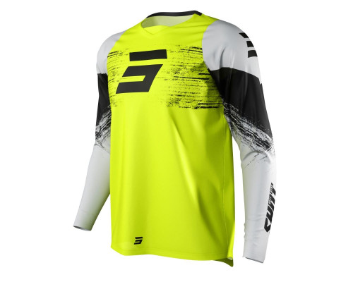 Футболка shot racing moto devo raw burst neon жовтий колір neon жовтий/whit/black розмір m