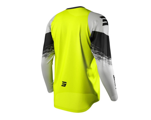 Футболка shot racing moto devo raw burst neon жовтий колір neon жовтий/whit/black розмір m