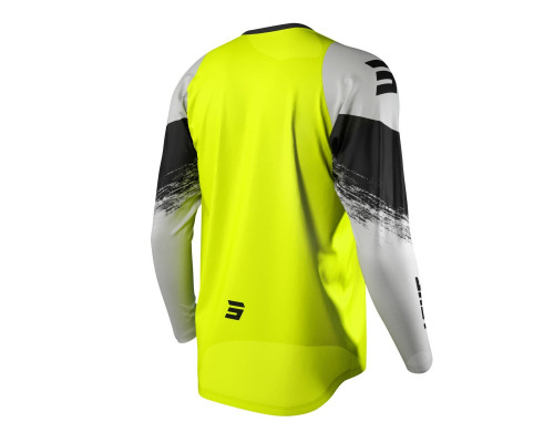 Футболка shot racing moto devo raw burst neon жовтий колір neon жовтий/whit/black розмір xl
