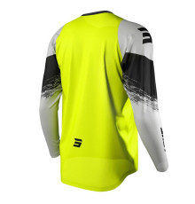 Футболка shot racing moto devo raw burst neon жовтий колір neon жовтий/whit/black розмір xl