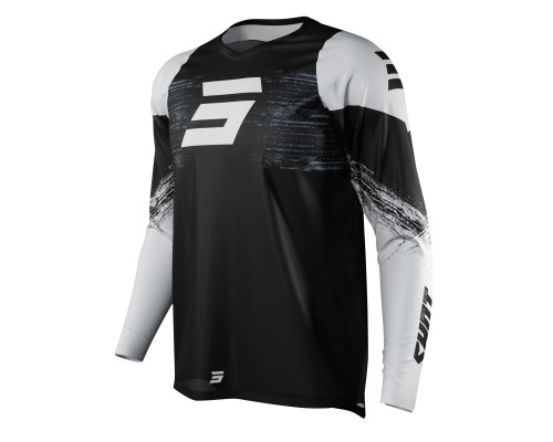 Футболка shot racing sale moto devo raw burst чорний колір чорний/білий розмір l