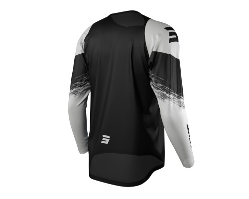 Футболка shot racing sale moto devo raw burst чорний колір чорний/білий розмір l