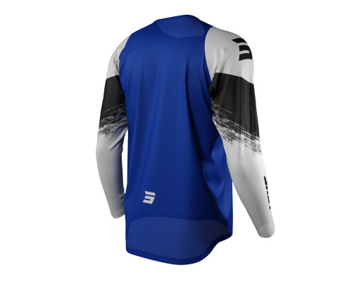 Футболка shot racing sale moto devo raw burst blue колір синій/білий/чорний розмір m